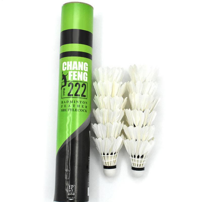 Badminton Raket - 12 adet Badminton Raketle Tüy Badminton