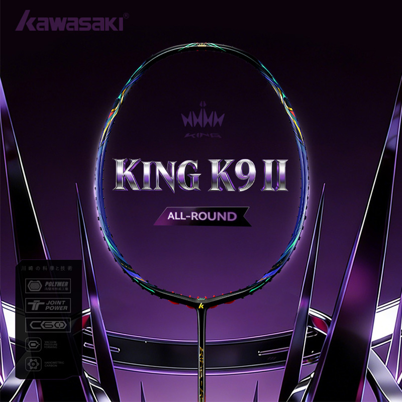 Badminton Raket - Kawasaki KING K9 4U Badminton Raketi