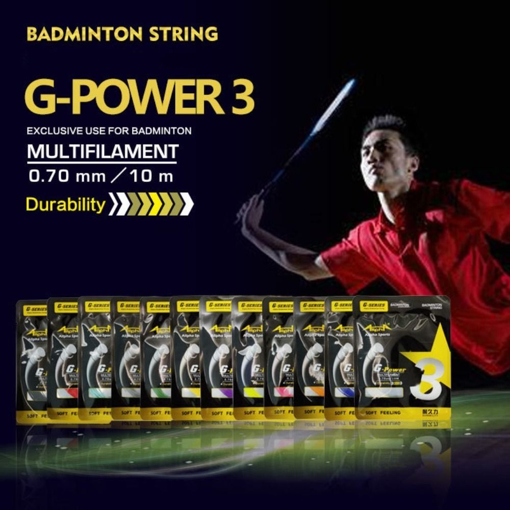 Badminton Yonex String - 10 adet Badminton ipi 0.7mm G3